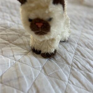 American Girl Plush Toy with Cream and Brown Fur